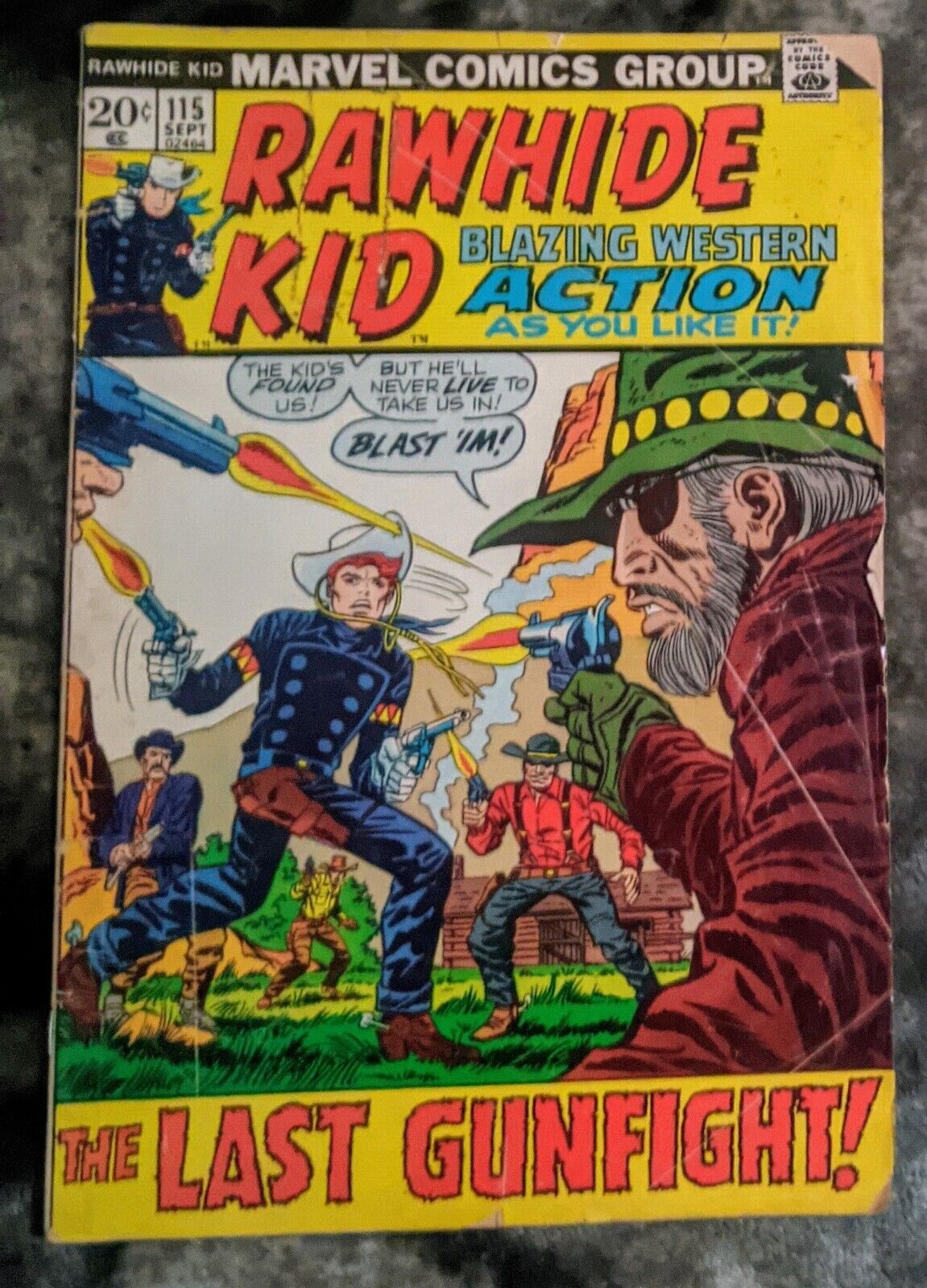 Lot Of 7 Western Comics - 2 Rawhide Kid - 5 The Outlaw Kid
