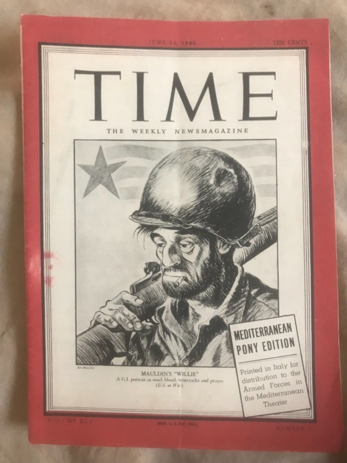 Time Magazine WWII Bill Mauldin \