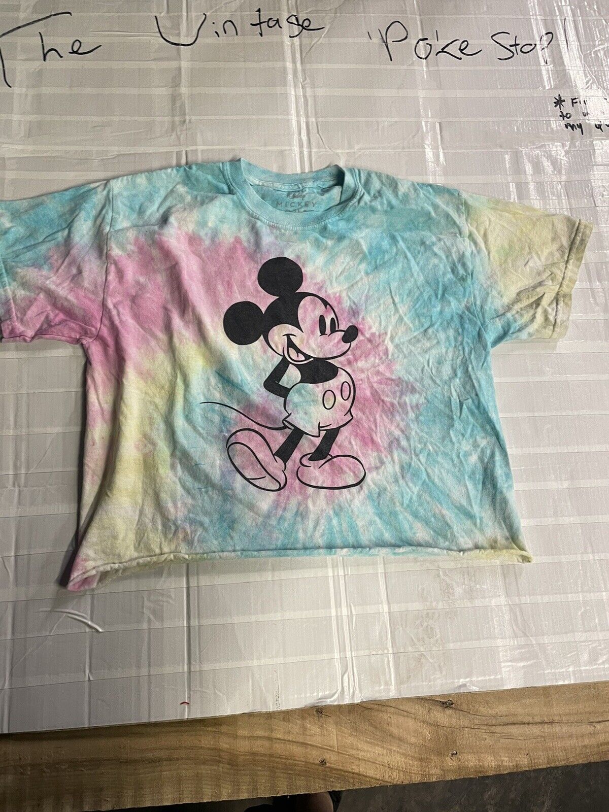Disney Mickey Mouse Women’s Small Tye Dye Tshirt 