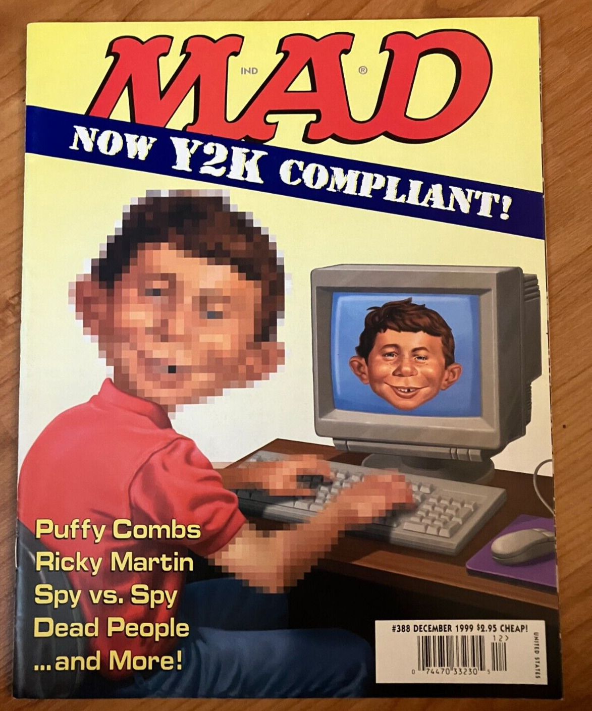 Mad Magazine Comic Book # 388 December 1999 Y2k Compliant - Clean