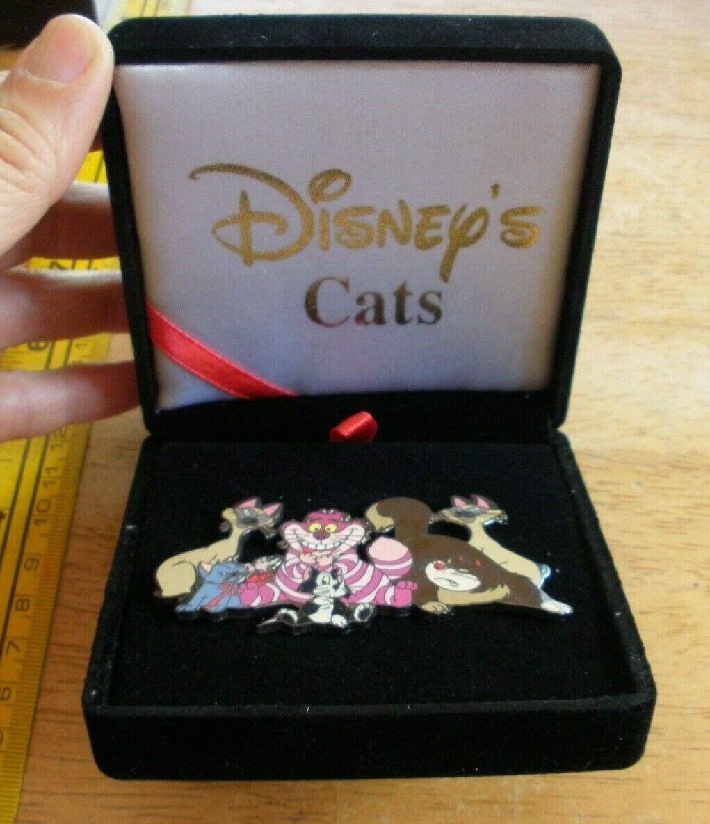 Cheshire Cat Figaro DISNEY\'s CATS JUBMO Disney Pin MIB