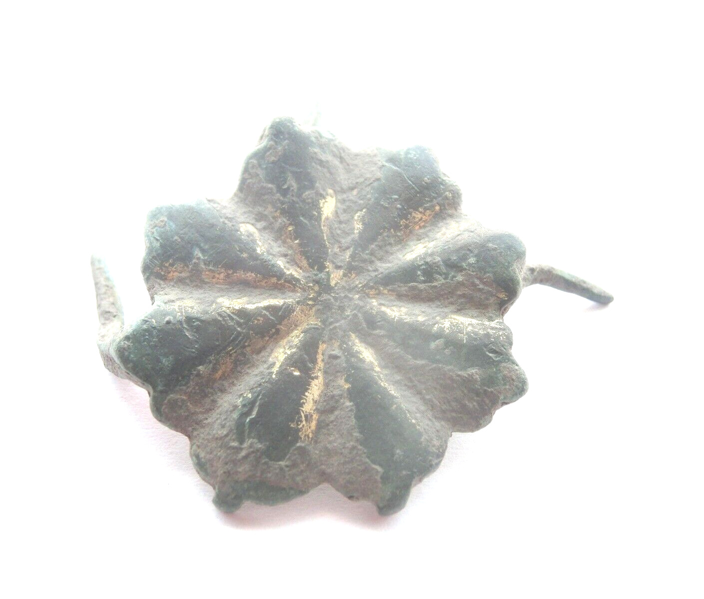 💥 ancient celtic GILDED bronze  shield BOSS - La Tene culture 400 BC ... / 219