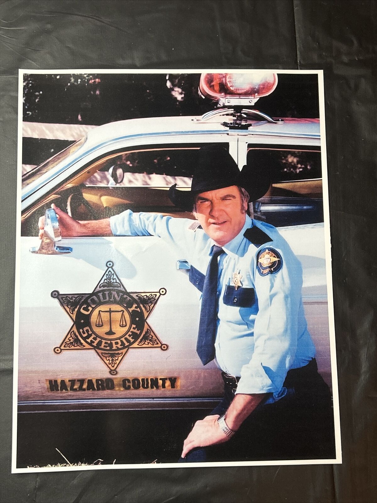 James Best Dukes of Hazzard Sheriff Rosco P. Coltrane 8.5x10.5 Photo