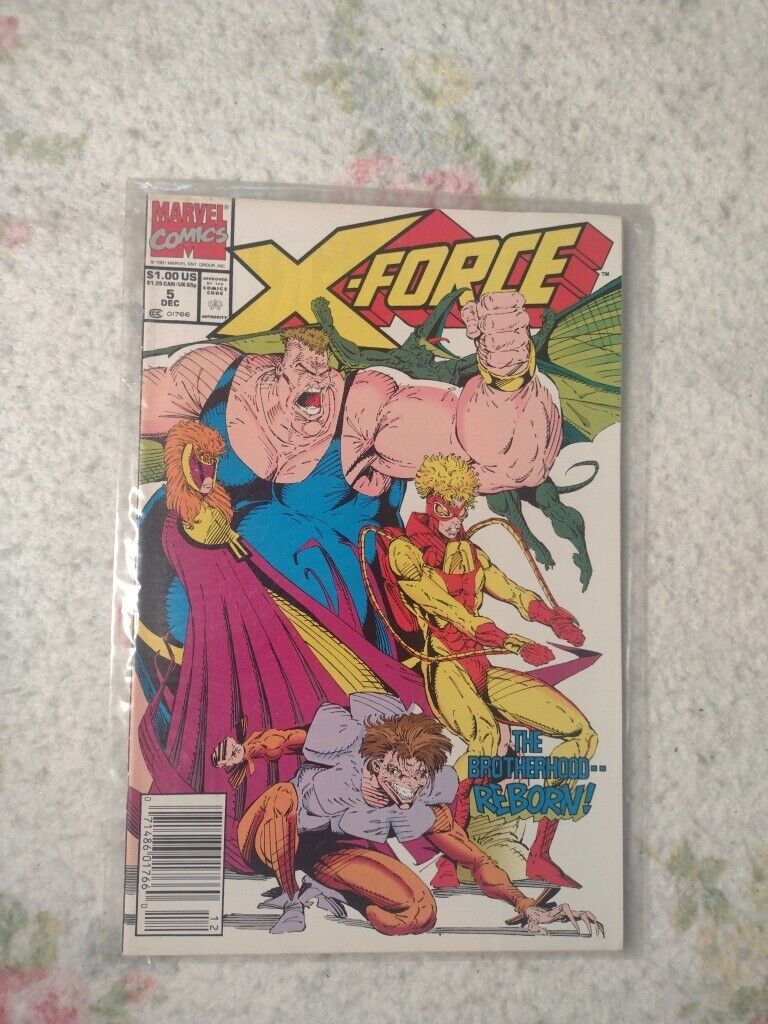 X-Force #5 - Dec 1991 - Vol.1 - Newsstand Edition 