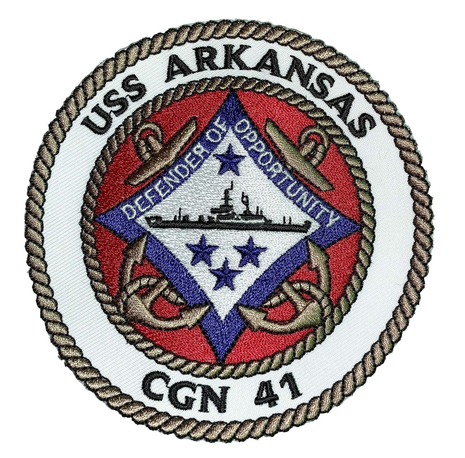 USS ARKANSAS CGN-41 Patch – Sew On