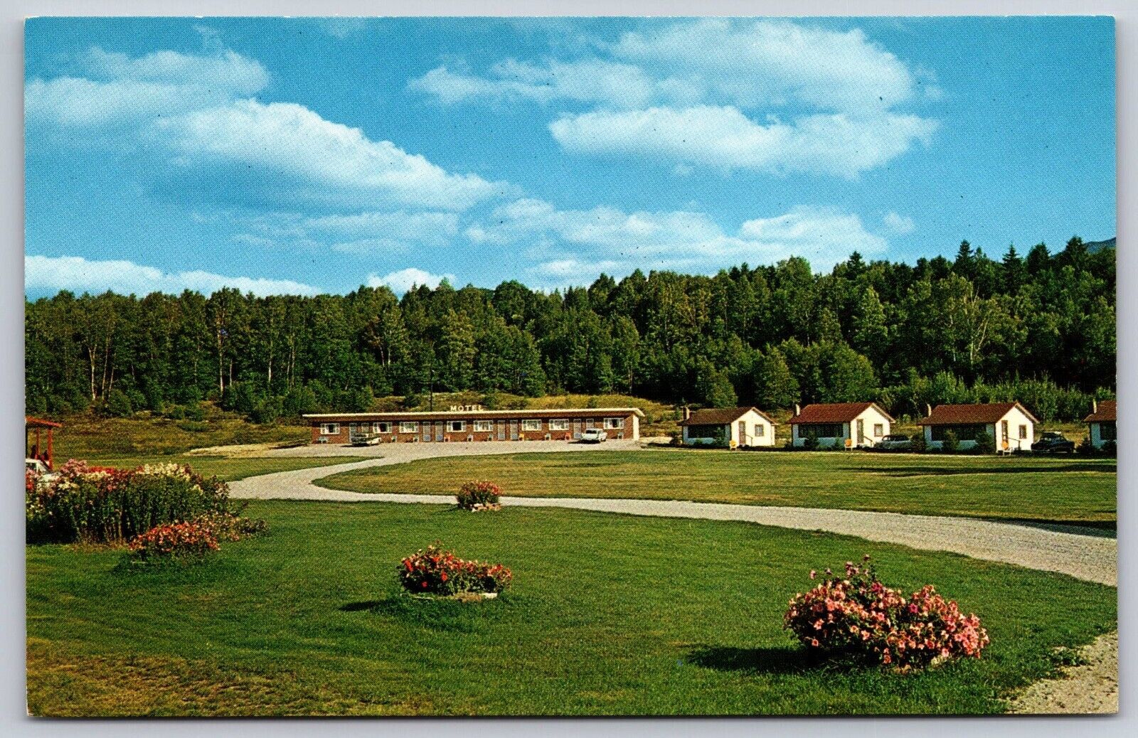 Carroll Motel & Cottages Bill & Catherine McGee Twin Mountain New Hampshire Card