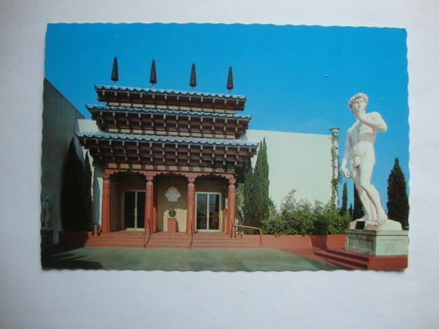 RAILFANS2 791) BUENA PARK CALIFORNIA MOVIELAND WAX MUSEUM, DAVID BY MICHELANGELO