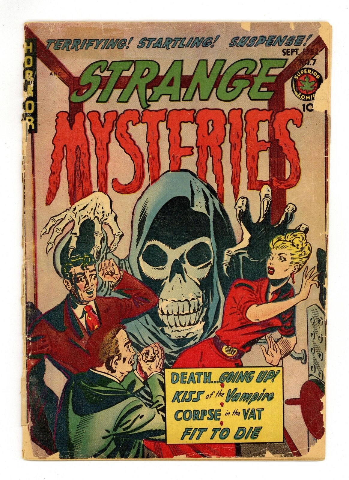 Strange Mysteries #7 FR 1.0 RESTORED 1952