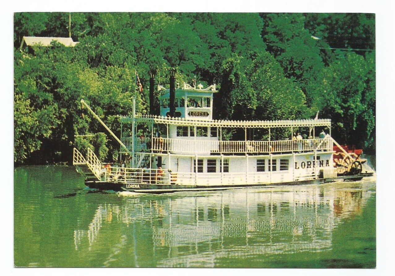 Zanesville OH Postcard Ohio Sternwheeler River Boat Lorena