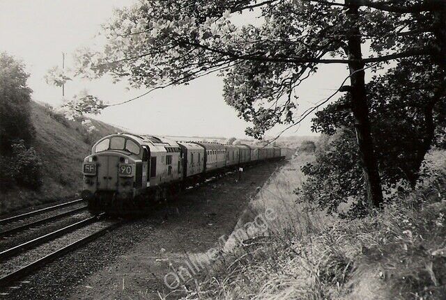 Photo 6x4 South-bound parcels train, near Croxdale Sunderland Bridge  c1971