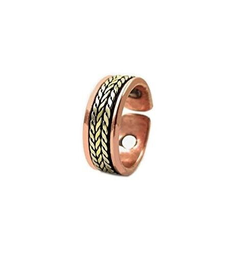 Pure Copper magnetic ring for men and women