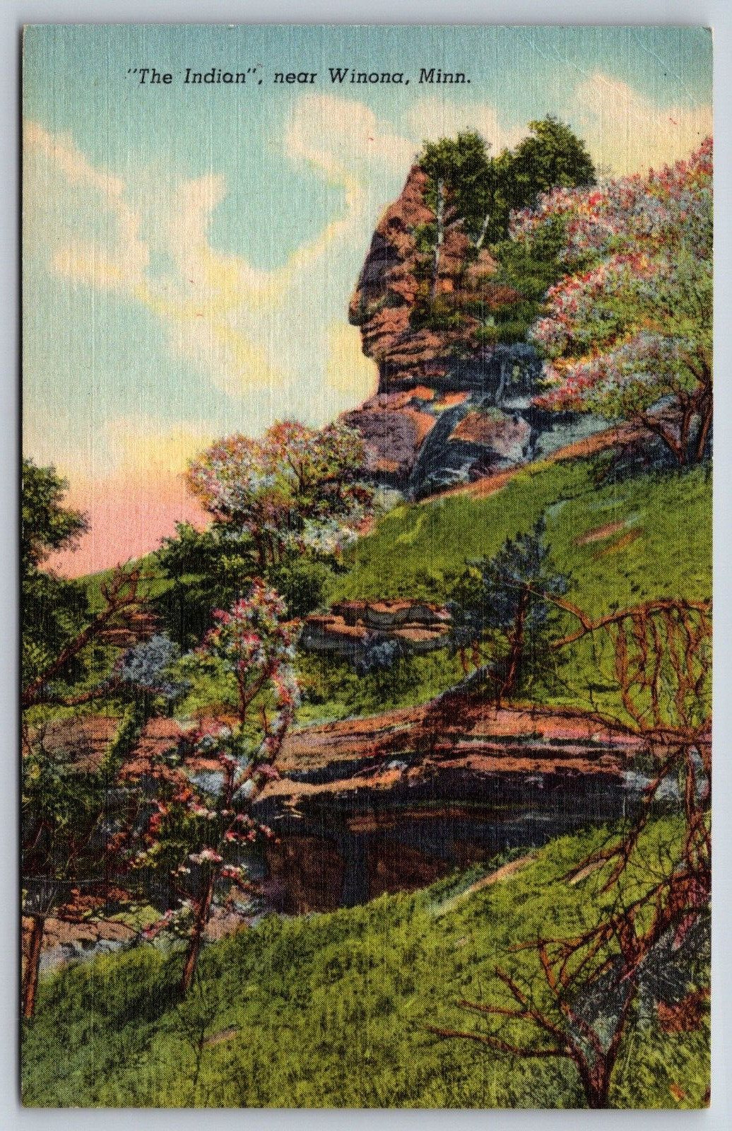 Vintage Postcard, Near Winona Minnesota, \