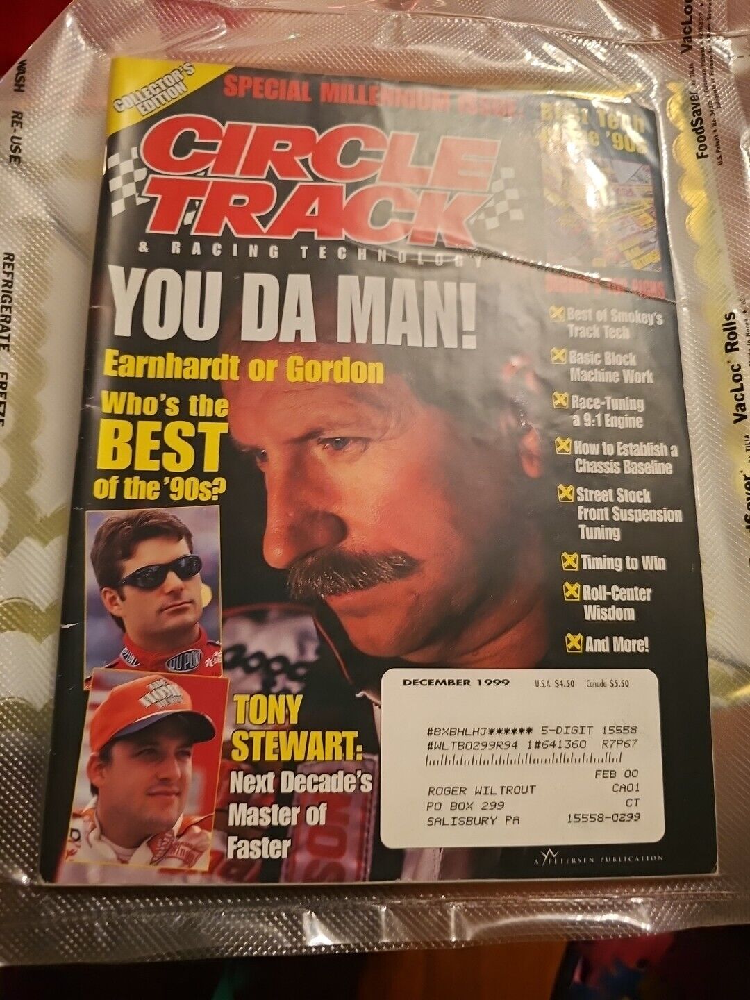 Circle Track Magazine Collector's Edition Nascar Earnhardt  Gordon Has Been Seal