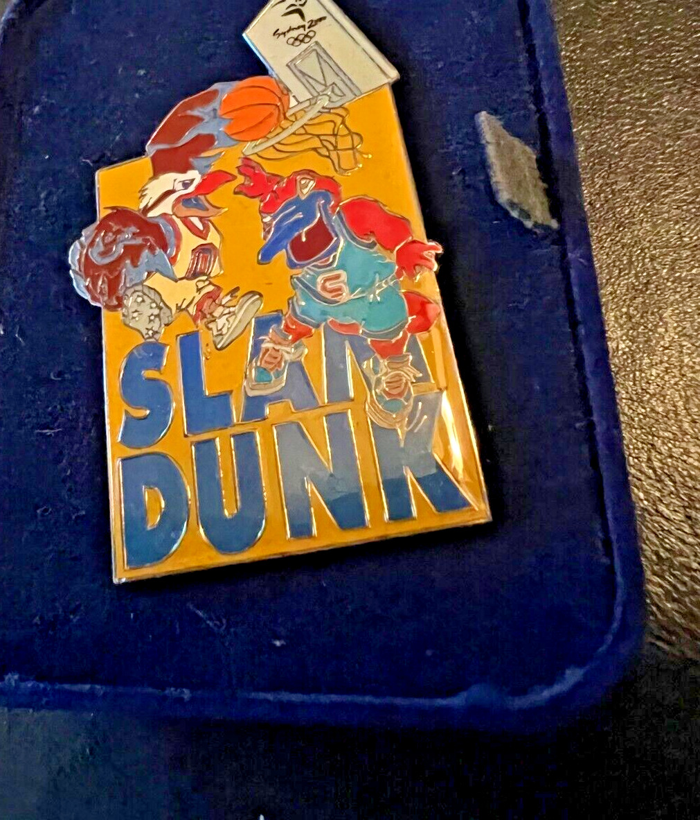 Sydney Olympics Basketball Pins Badge Slam Dunk Rare Lapel Hat Pin Rare