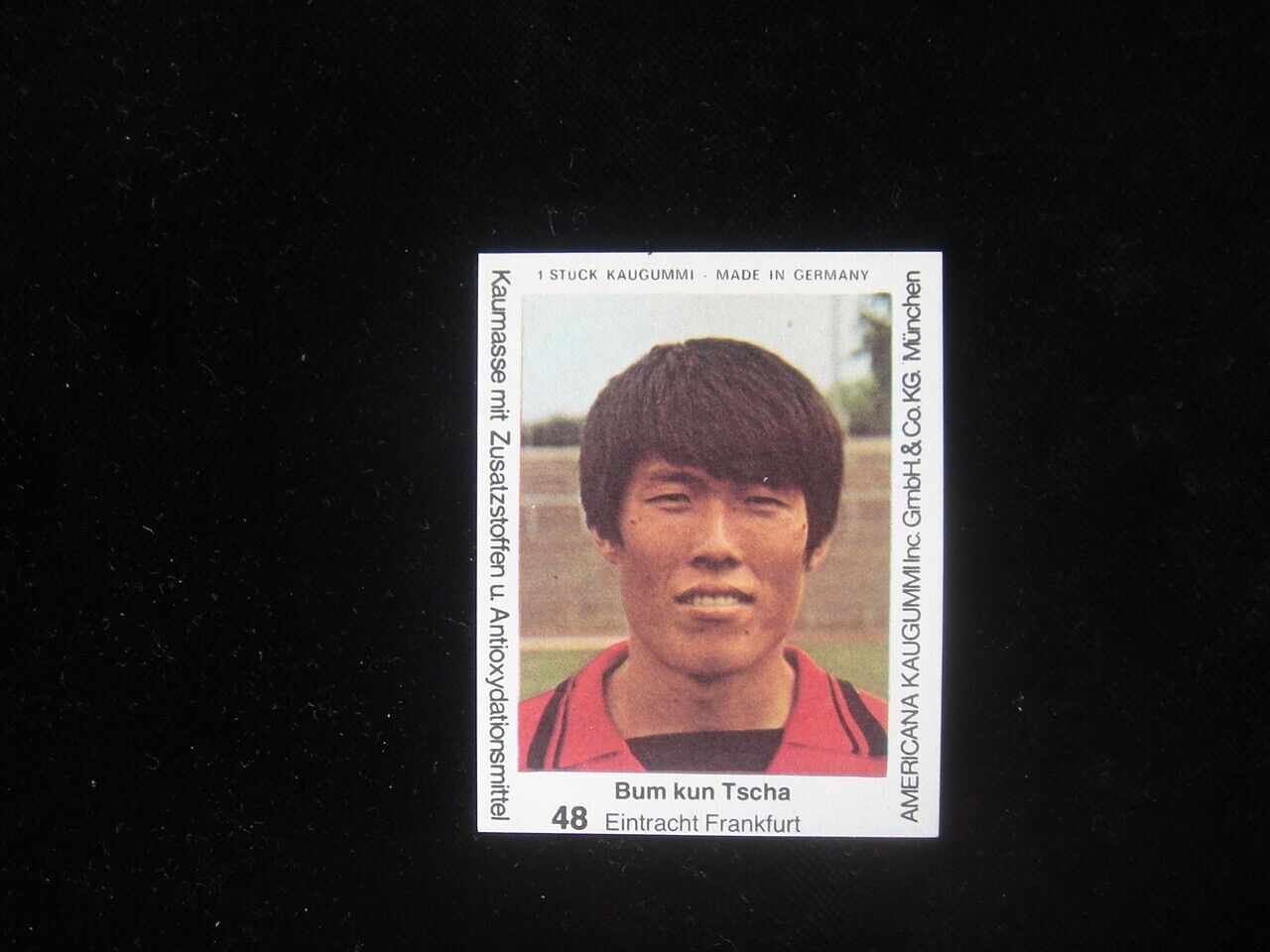 1979 Americana Bum Kun Cha Rookie Eintracht Frankfurt Americana Mint