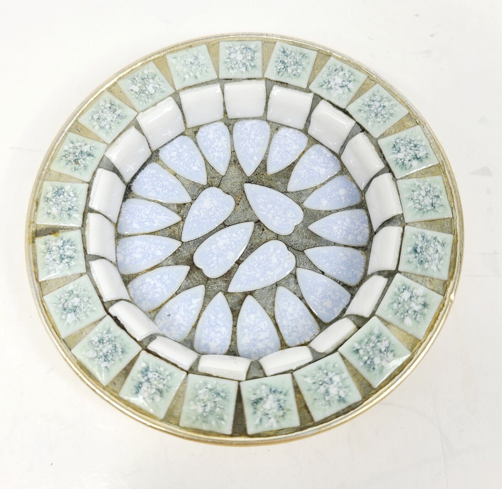 Vintage Mid-Century Modern Mosaic Tile Coasters Ashtrays, Japan, MCM