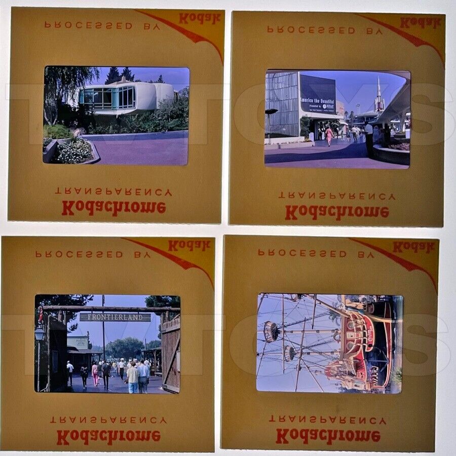 People Mover House Of Tomorrow Frontierland Disneyland 1967 35MM 80 Slide Lot