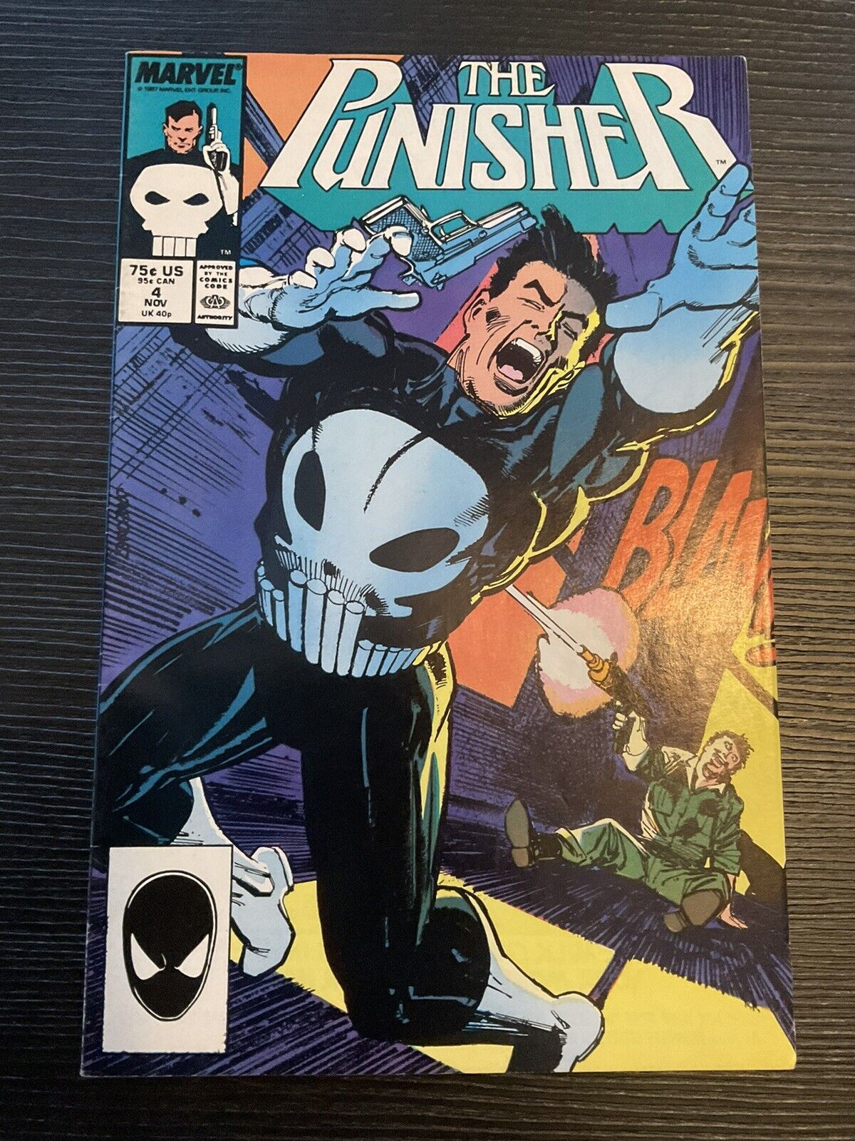 The Punisher #4 (Marvel Comics November 1987) F/VF