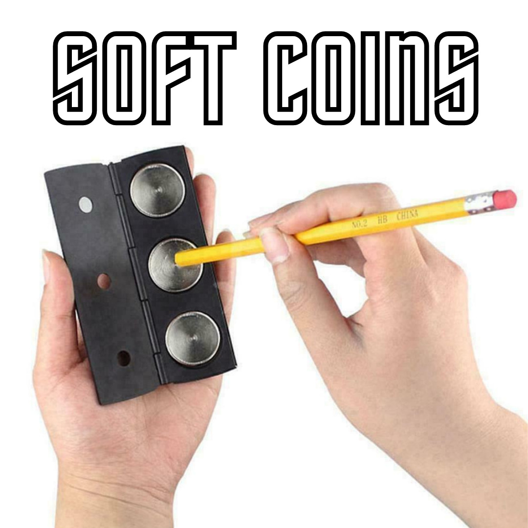 Soft Coins - Pencil Through 10p Coin Money - Magic Trick
