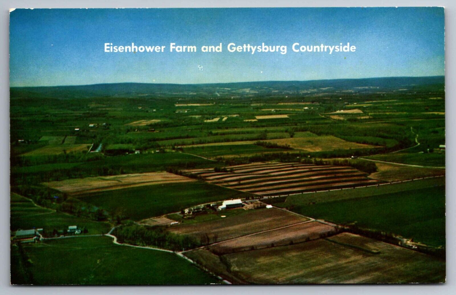 Postcard  Eisenhower Farm and Gettysburg Countryside Pennsylvania    B 27