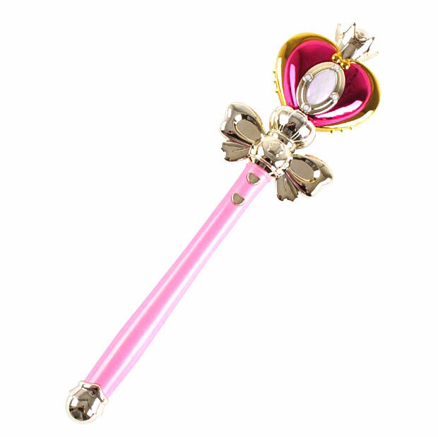 Sailor Moon Henshin Wand Charm Stick Spiral Heart Moon Rod Girl Toy New in Box