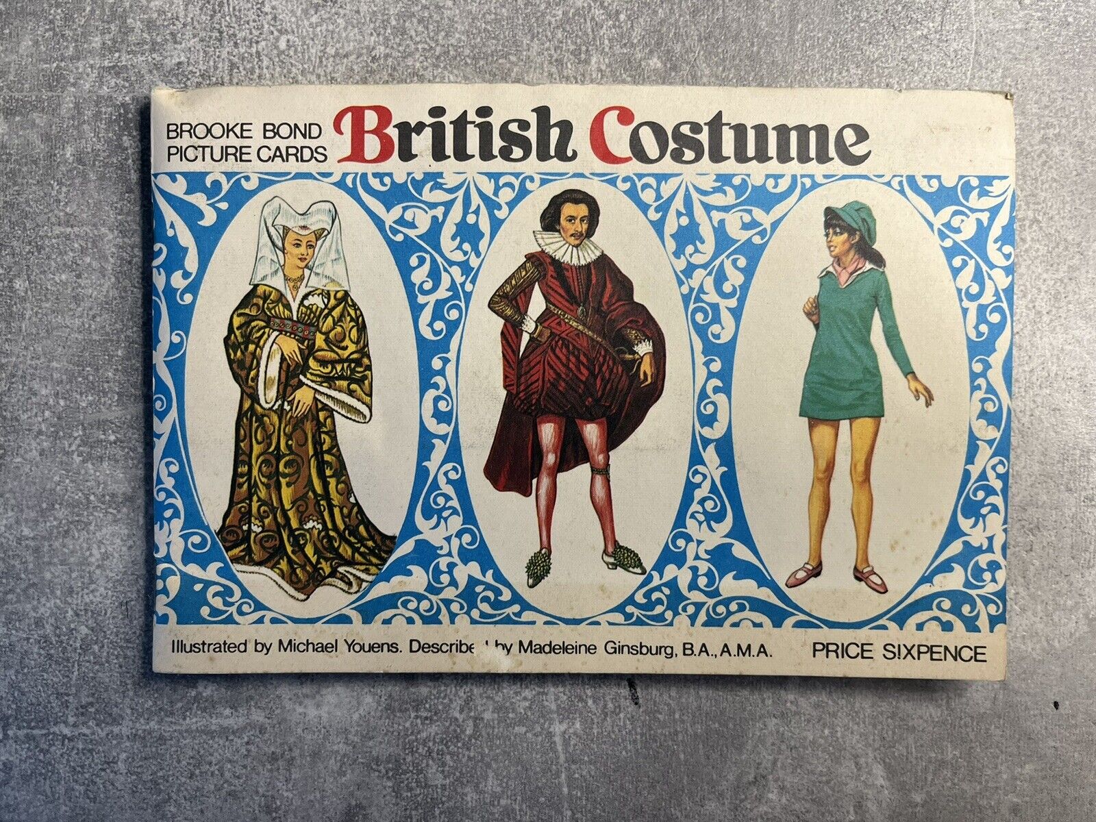 Brooke Bond - British Costume 1967 - 50 Tea Cards and Album Complete