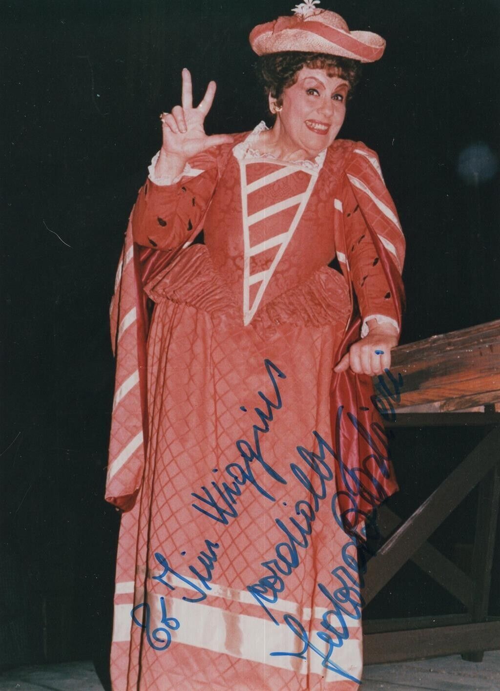 Fedora Barbieri- Signed Photograph (Opera Singer)