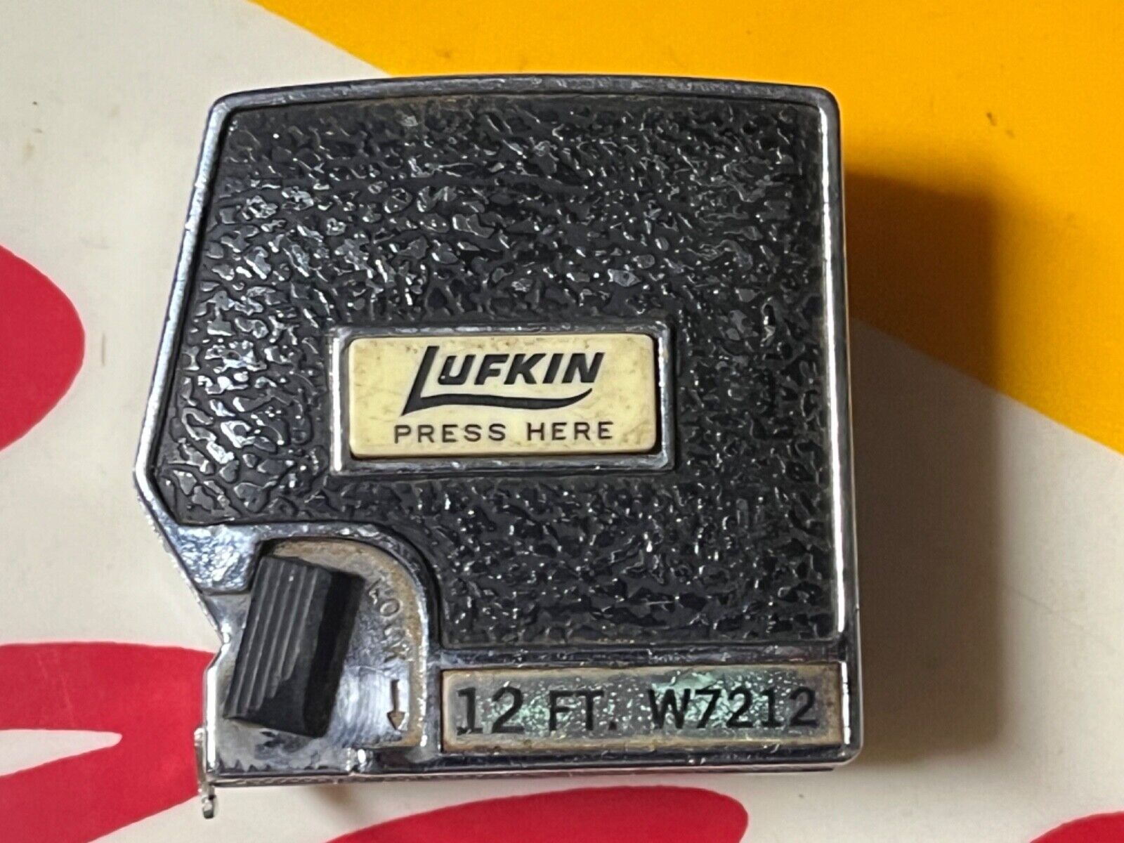 Lufkin Lokmatic W7212 Power Tape, 12 ft Vintage Tape Measure 
