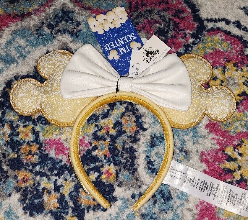 NEW Disney Parks French Quarter Scented Beignet Mickey Ears Headband Loungefly