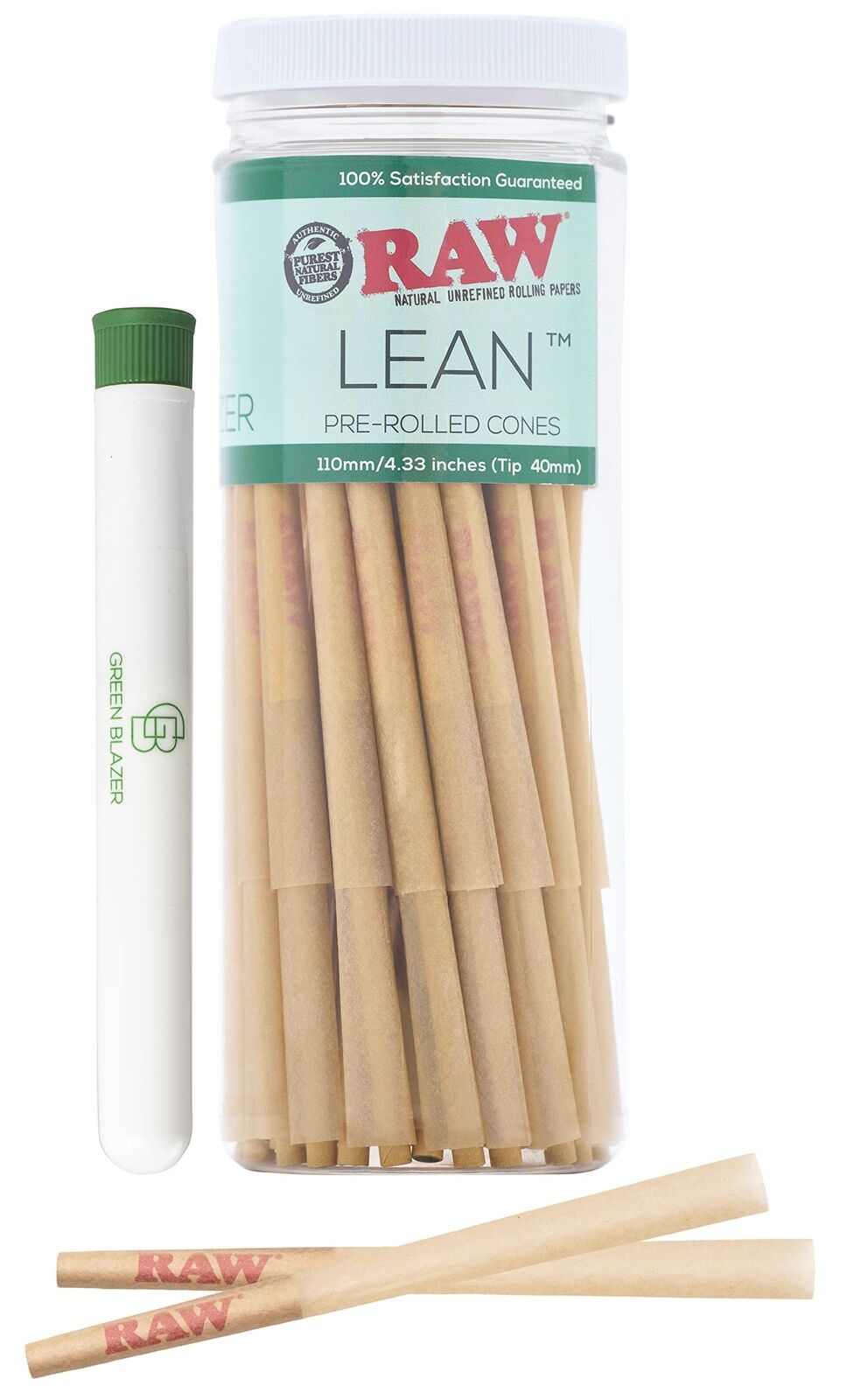 RAW Cones Classic Lean Size: 50 Pack