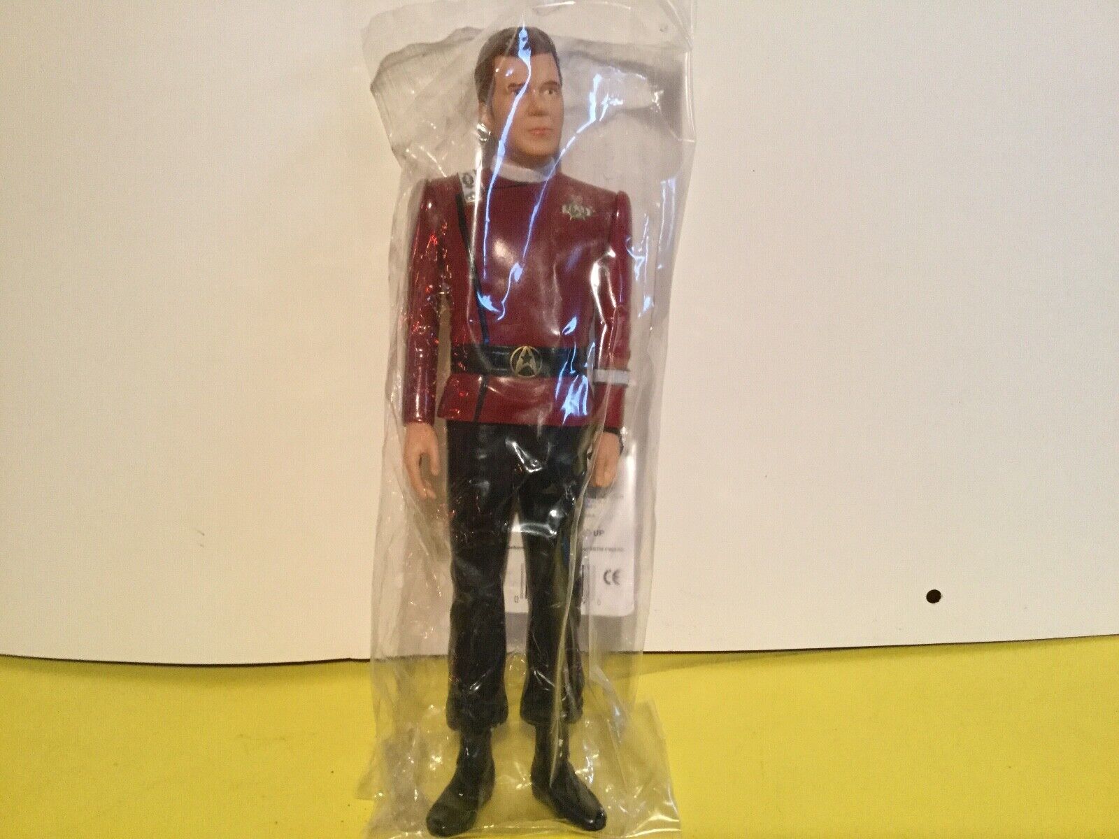 New Star Trek Generations Captain Kirk Vinyl Figure Doll, Applause 1994 