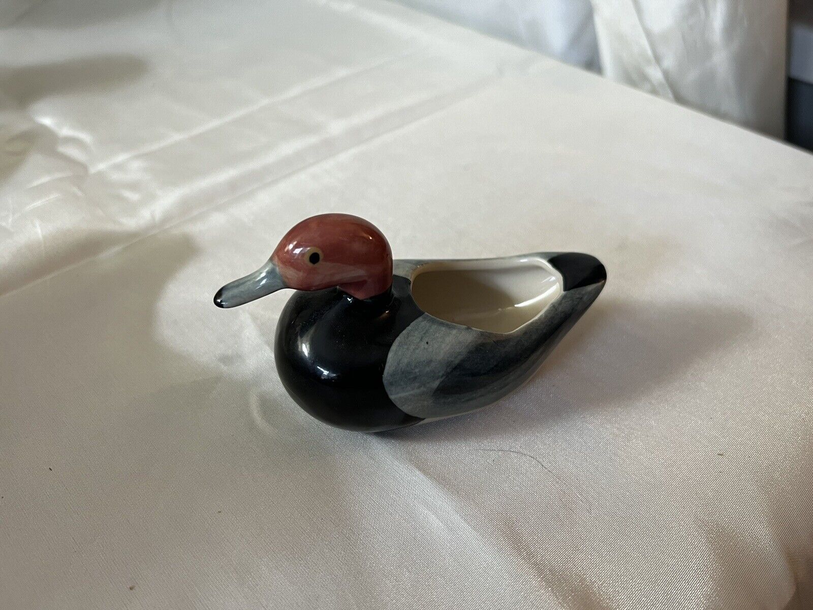 Duck Figurine Hand Painted by Goss Porcelain 4\