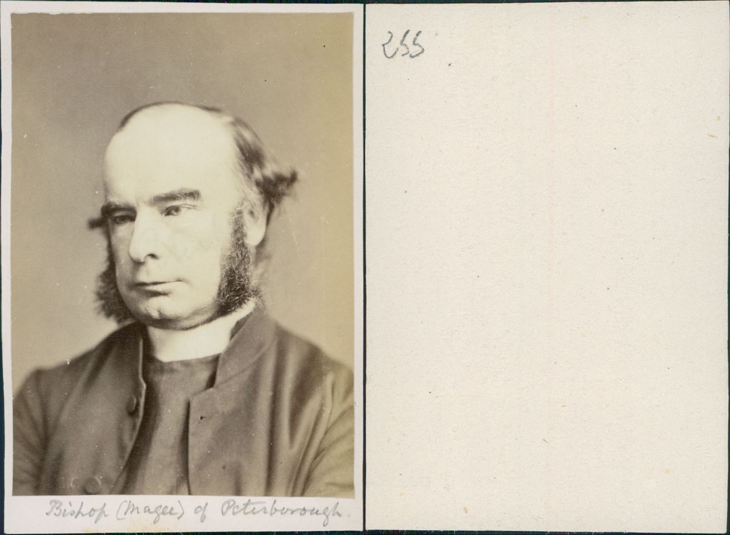 Bishop of Petersborough, William Connor Magee (1821-1891) c1877, Irish-born Angl