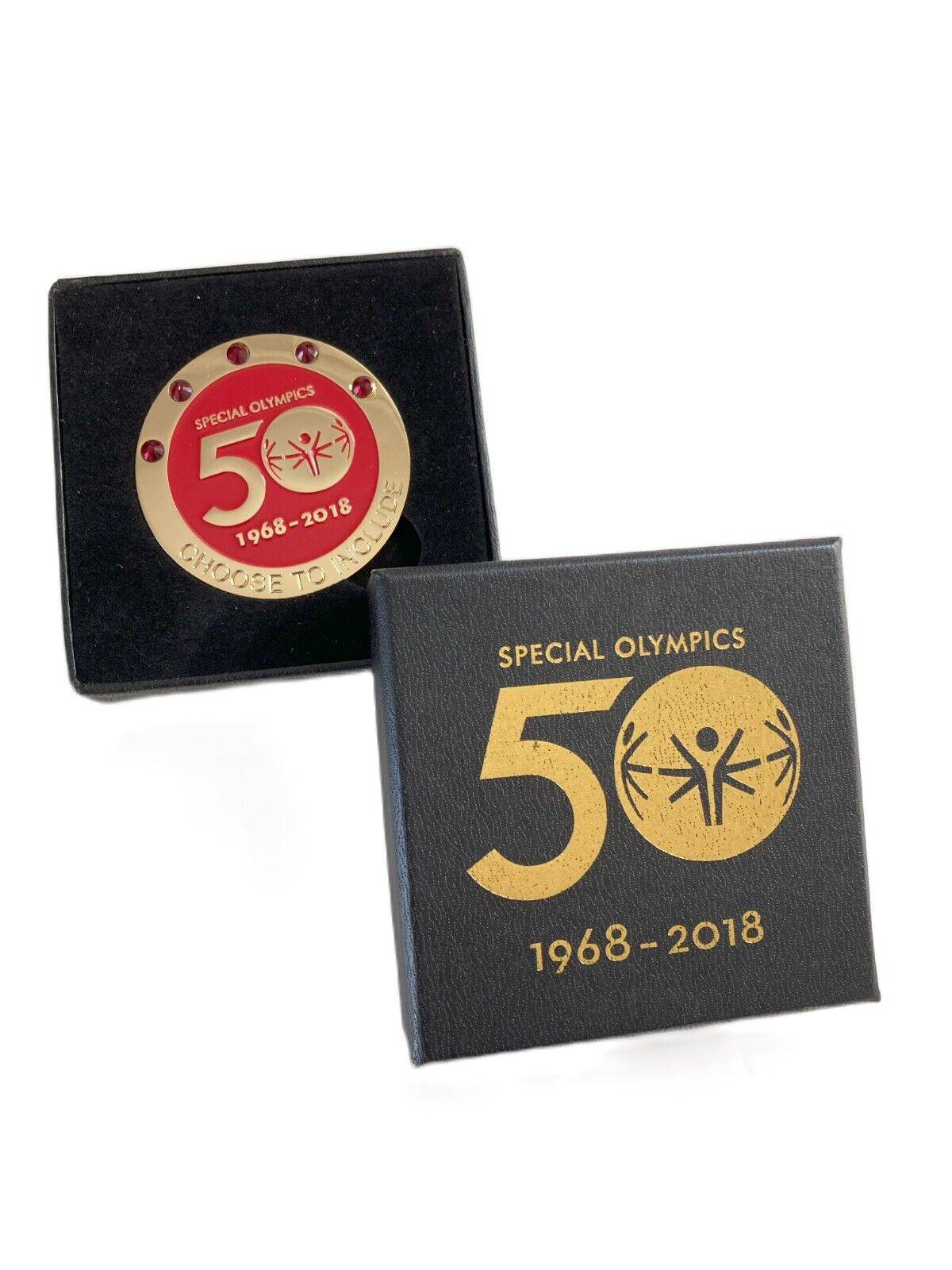 Special Olympics 50th Anniversary Challenge Coin Solider Field Chicago with Box