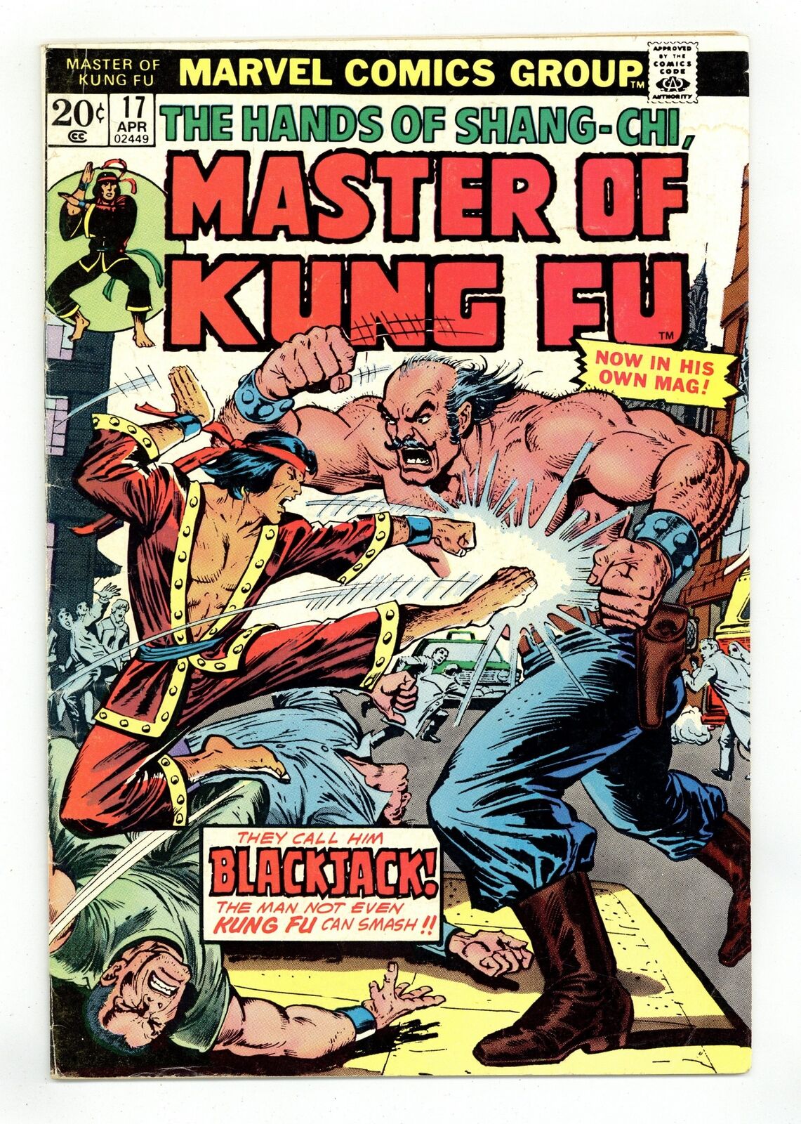 Master of Kung Fu #17 VG- 3.5 1974