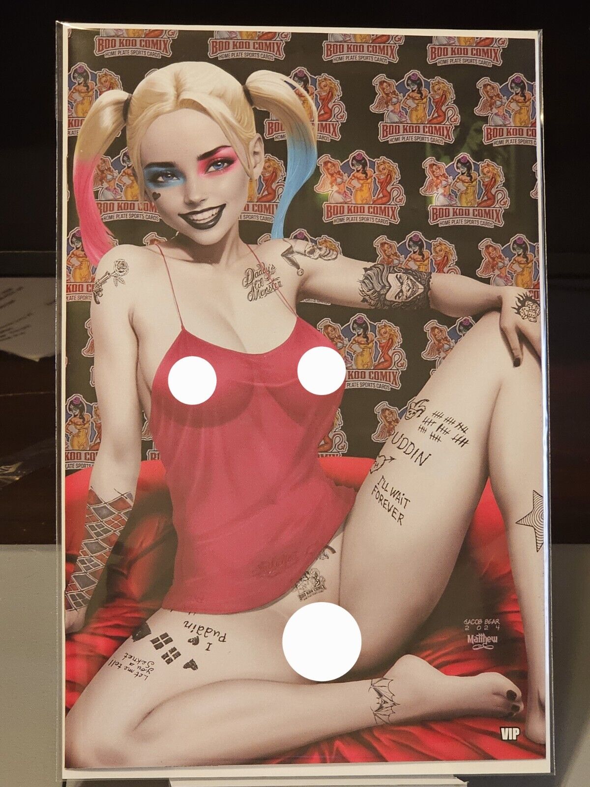 BEAR BABES PREVIEW HARLEY QUINN  Bookoo Comix VIP Bottomless Exclusive