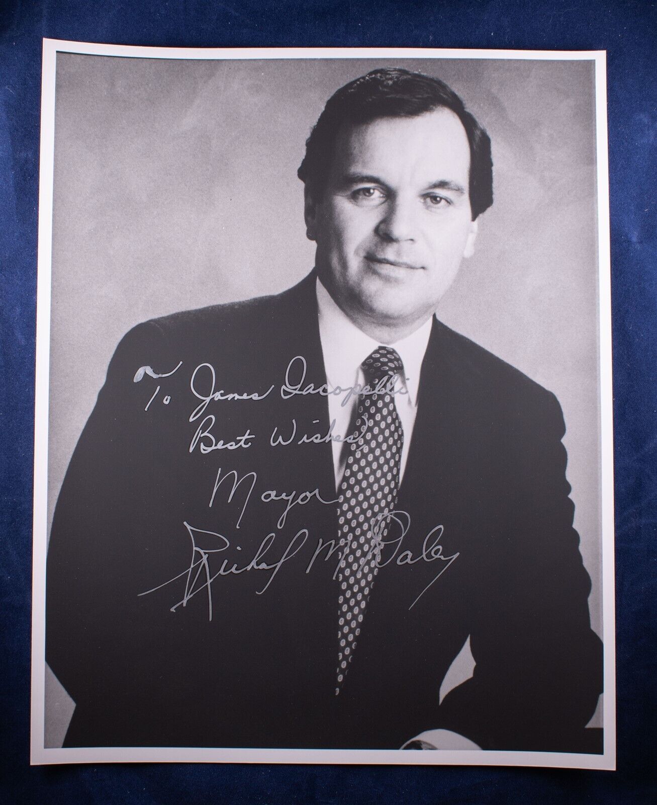 Mayor Richard Daley 8x10 Autographed Photo American Politician