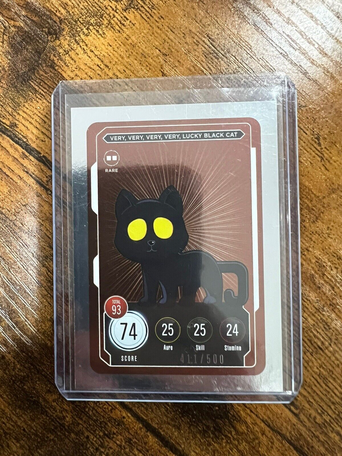 Rare Very Very Very Lucky Black Cat, Compete and Collect Veefriends