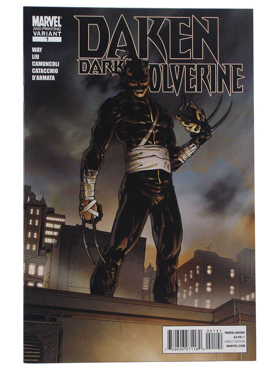 Daken Dark Wolverine #1 Variant Edition Mike Mayhew 2nd Printing Marvel Comics