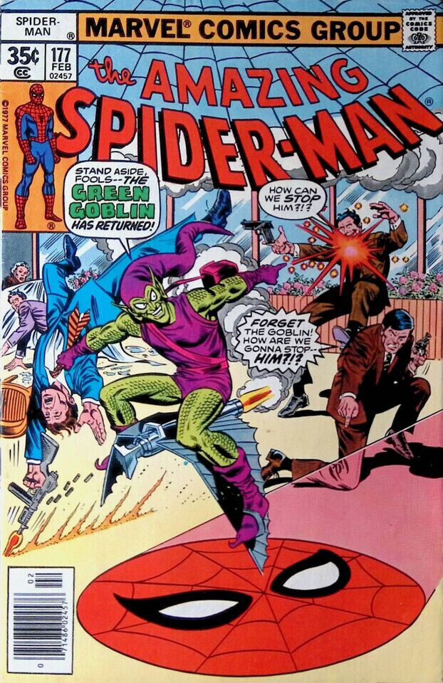 SPIDER-MAN - lot of 3 vintage Marvel comic books with MORBIUS, GREEN GOBLIN and