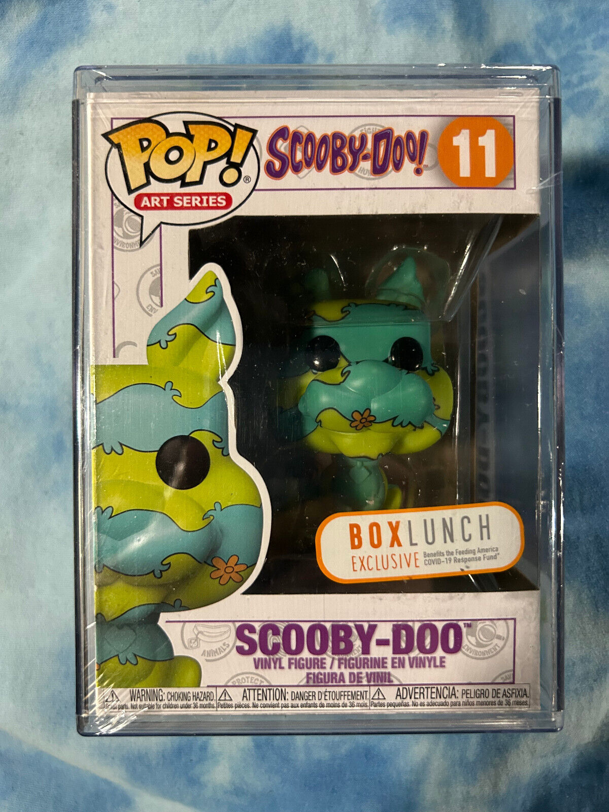Funko Pop SCOOBY-DOO 11 Art Series Exclusive MINT BOX Ships Safe FLOWER ON NOSE
