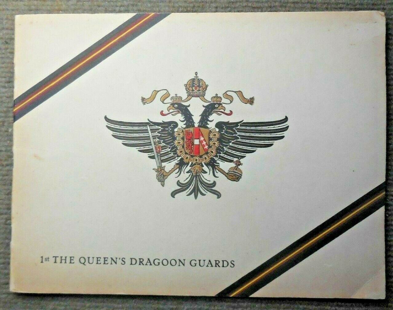 Vintage 1958 Great Britain 1st King's Dragoon Guards Pictorial Regimental Record