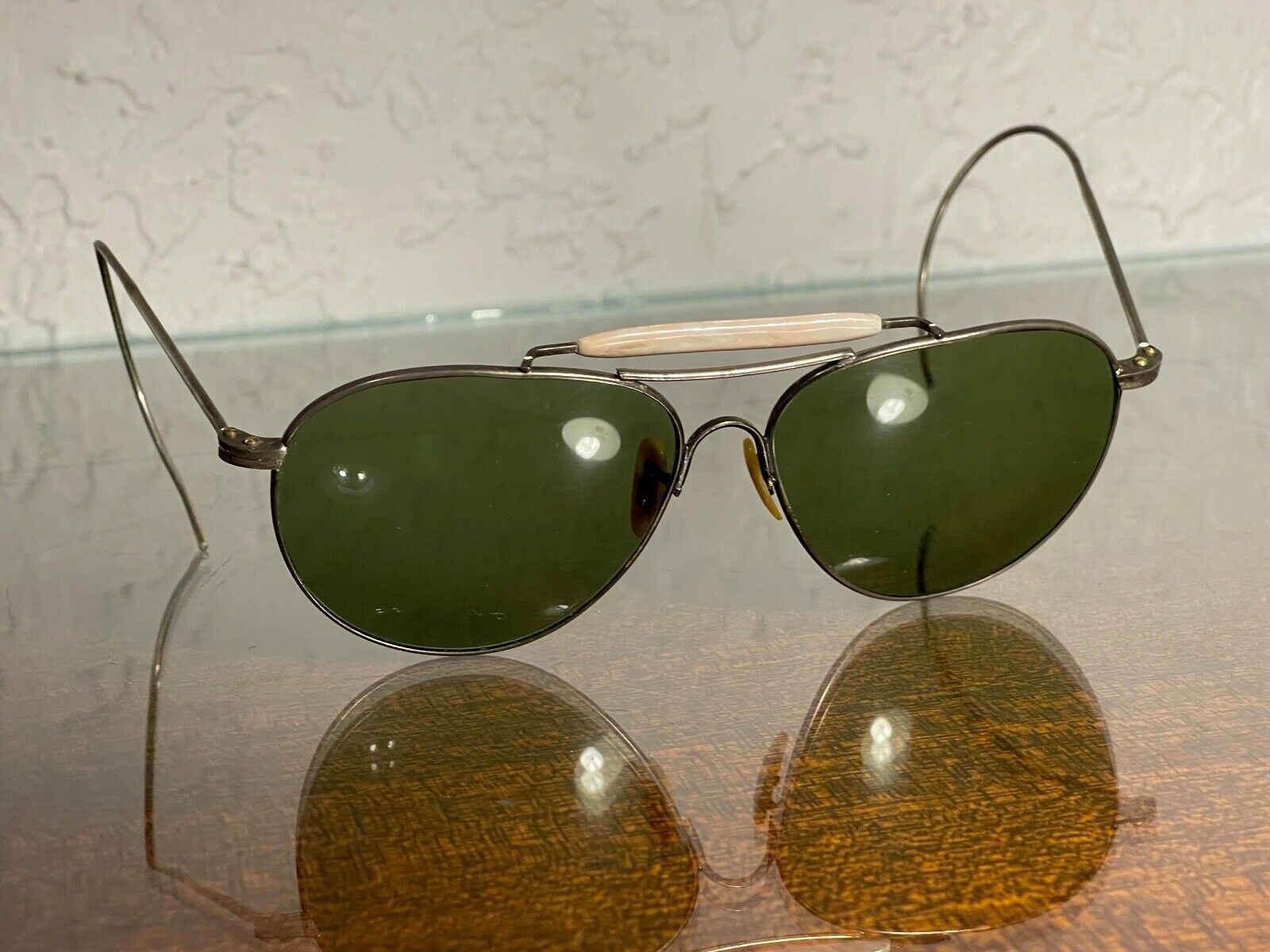 Pre Ray-Ban USA Aviator WWII Bausch & Lomb USAAF USN Sunglasses AN6531 Rare