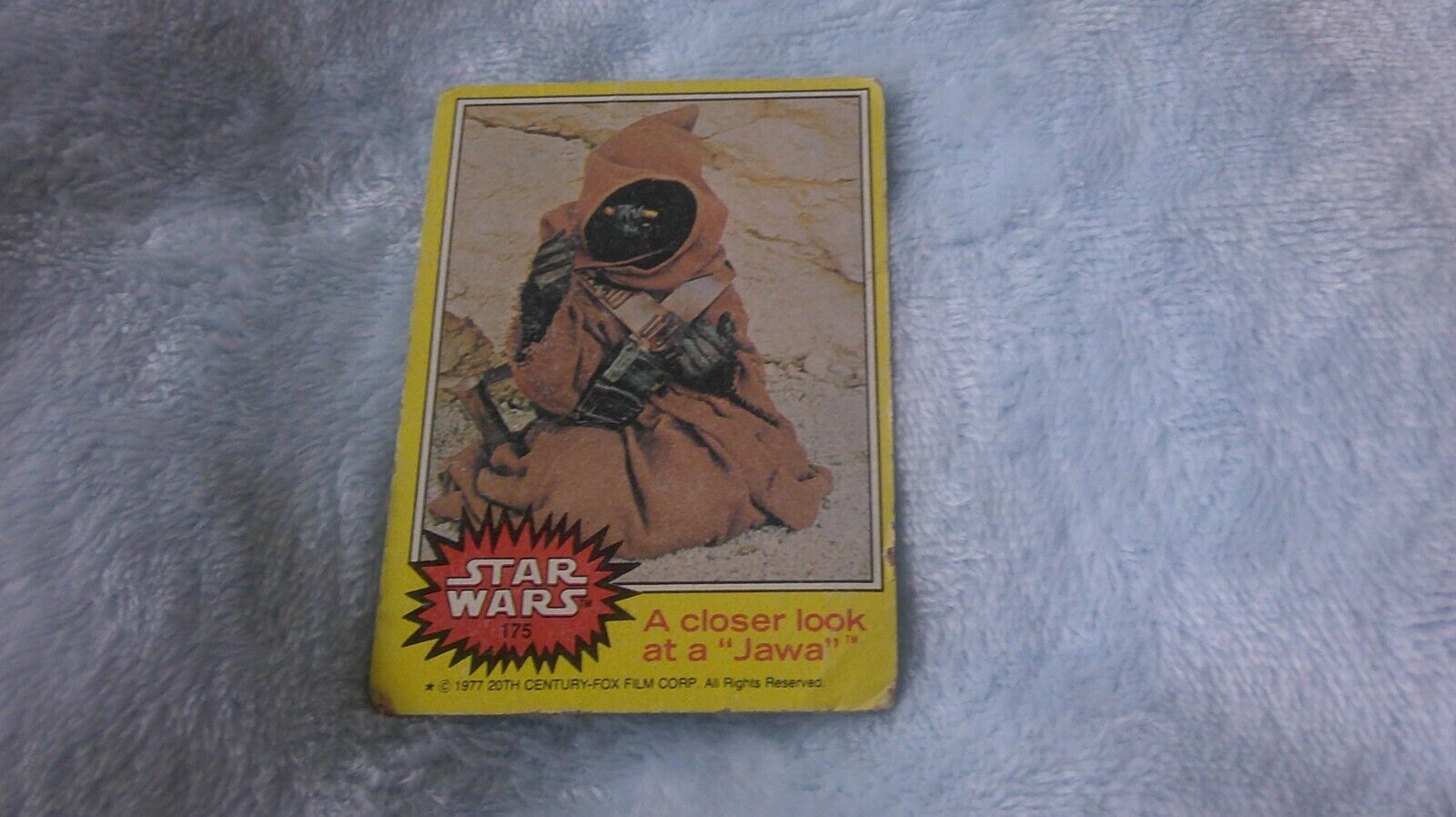 A Closer Look at a Jawa, #175, Star Wars Series #3 Yellow