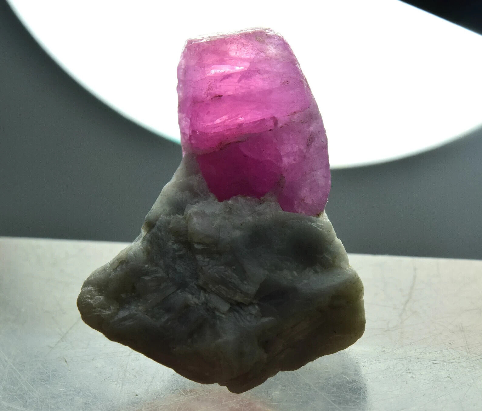 32 Crt Natural Terminated Superb Ruby Crystal Specimen From Jigdalik Afghanistan