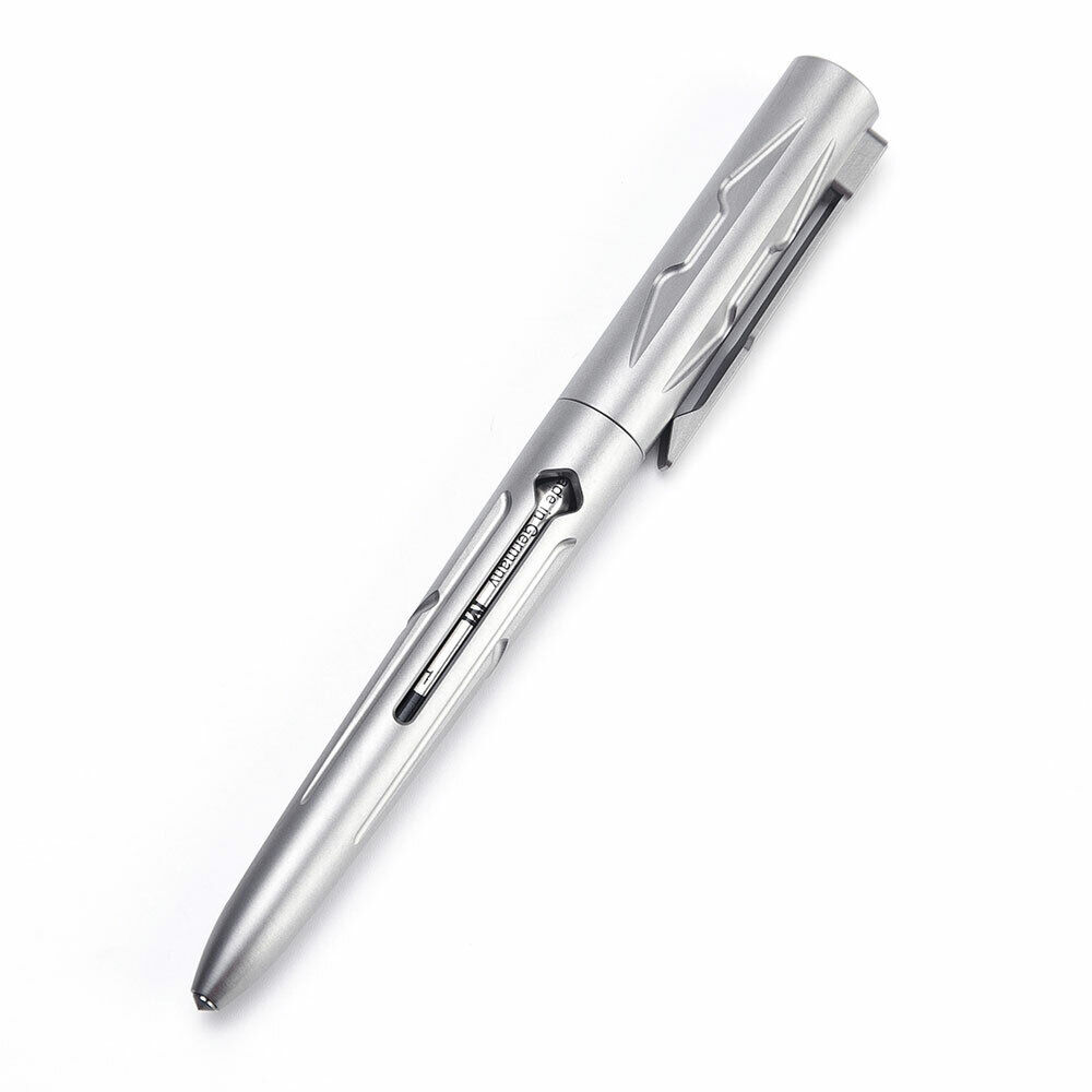 New Solid Titanium Alloy Pen CNC Ballpoint Signing Tactical Tool Pen Stationery