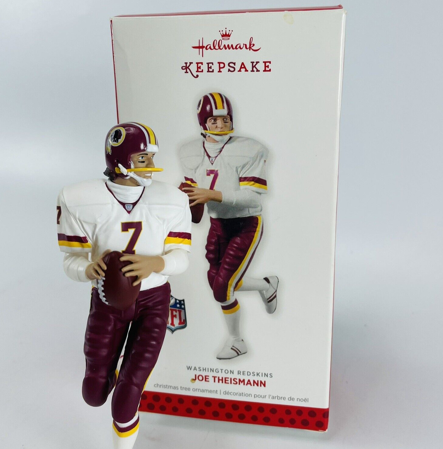 Joe Theismann Washington Redskins Hallmark 2013 Ornament NFL Football Legends