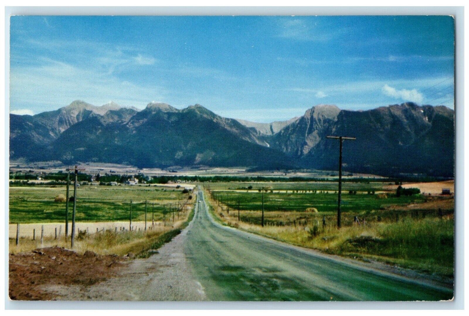 c1950\'s Along US Highway 39 In Northwestern Montana MT Unposted Vintage Postcard