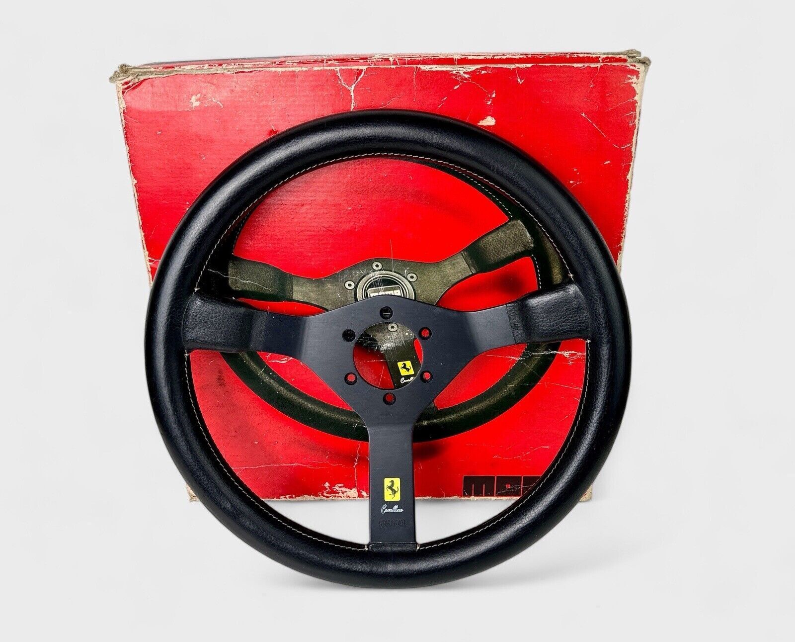 MOMO steering wheel Ferrari Cavallino 1979 NOS box steering wheel 308 328...
