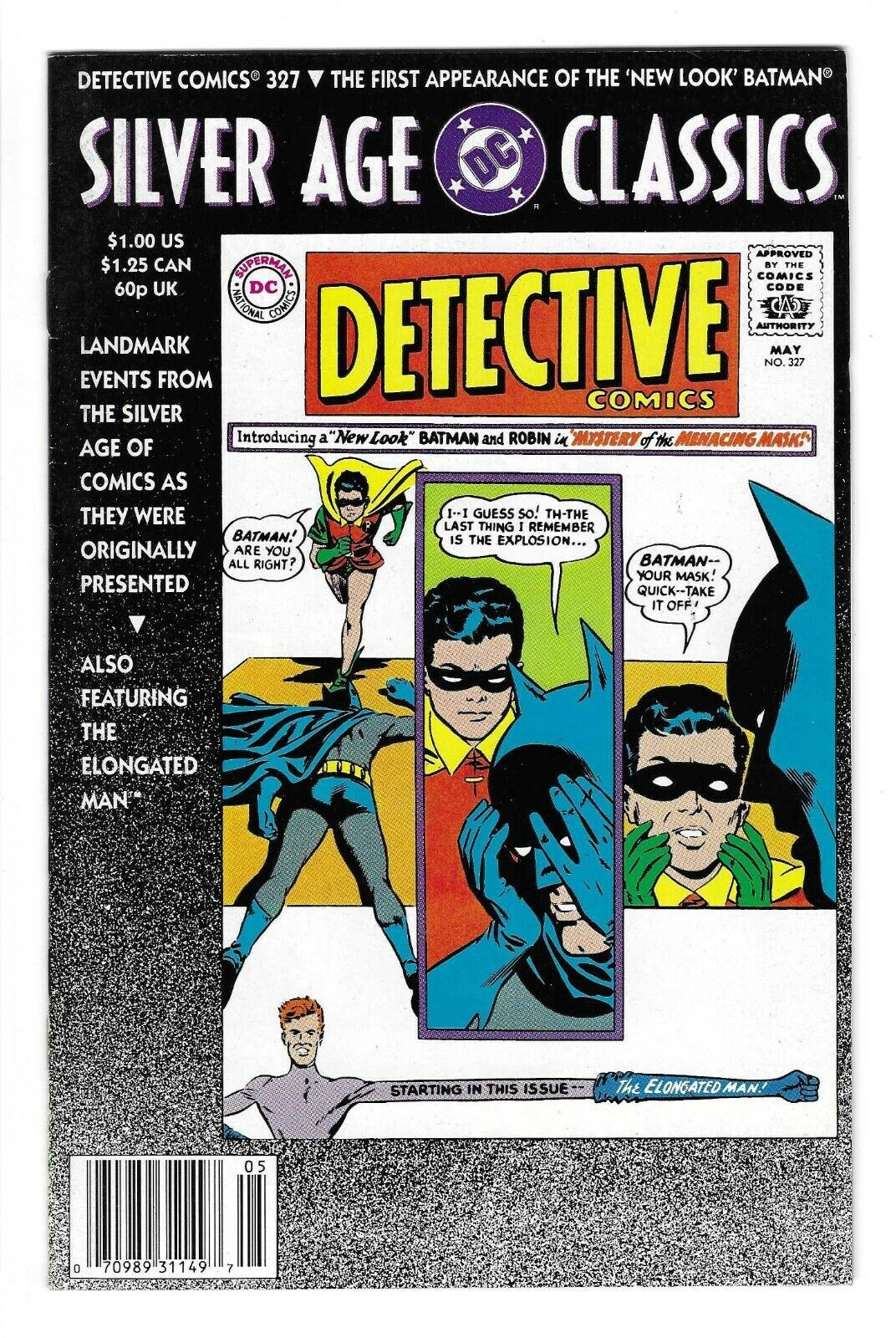 DC SILVER AGE CLASSICS: DETECTIVE COMICS #327 --- 1ST \